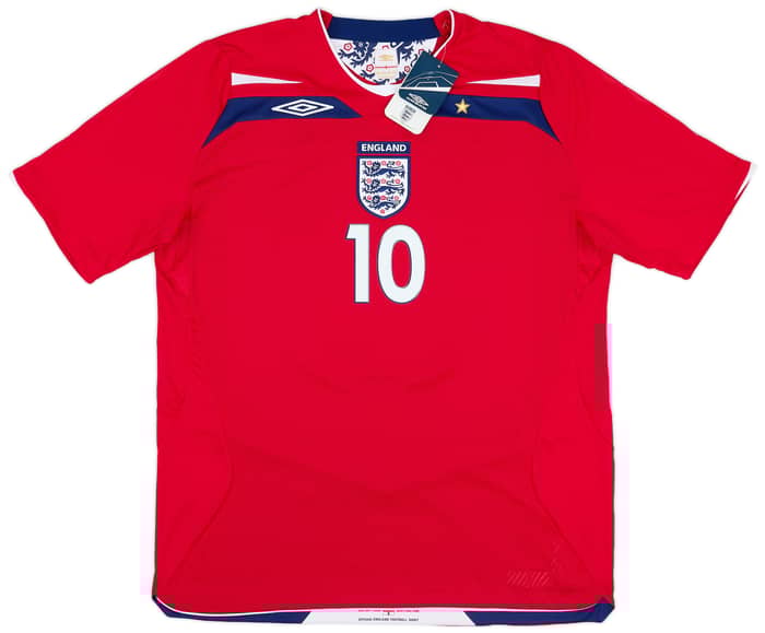 2008-10 England Away Shirt Rooney #10 (XL)