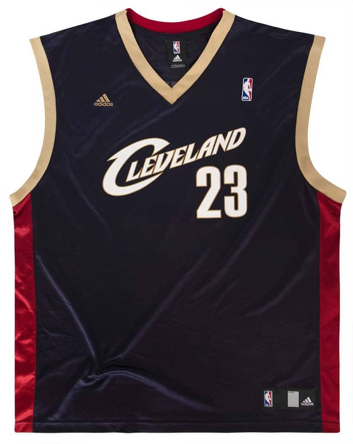 2006-10 Cleveland Cavaliers James #23 adidas Jersey (Alternate) XXL