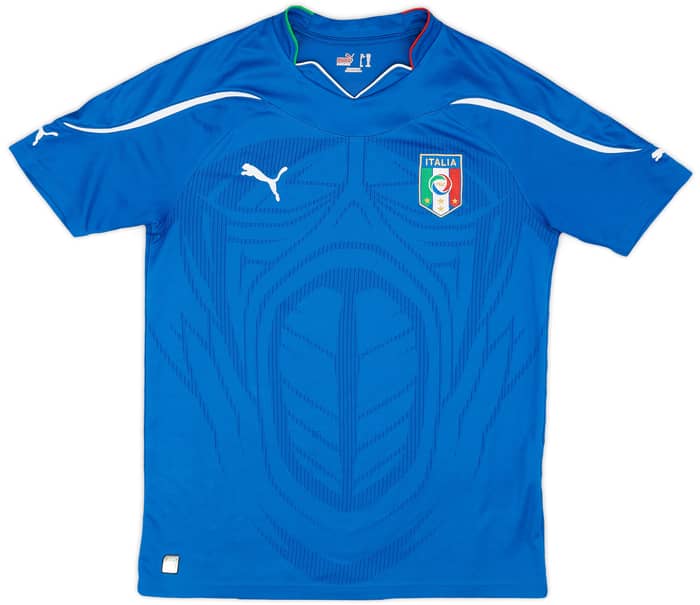 2010-12 Italy Home Shirt - 8/10 - (XL.Boys)