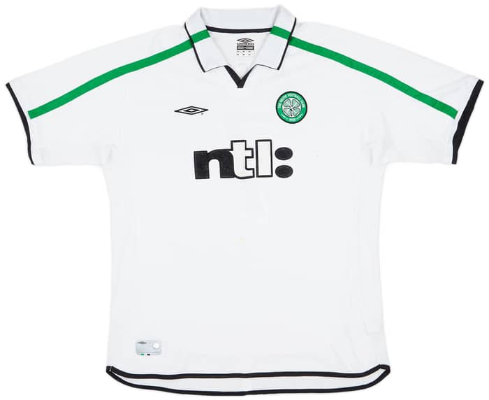 2001-02 Celtic Away Shirt Larsson #7 - 5/10 - (XXL)