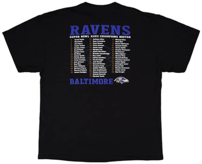 2013 Baltimore Ravens Super Bowl XLVII Champions NFL Tee - 9/10 - (XXL)