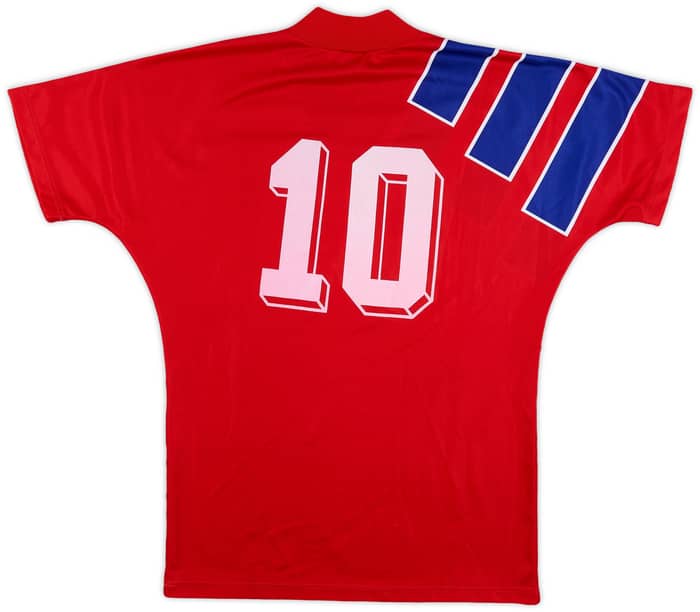 1991-93 Bayern Munich Home Shirt #10 - 7/10 - (S)