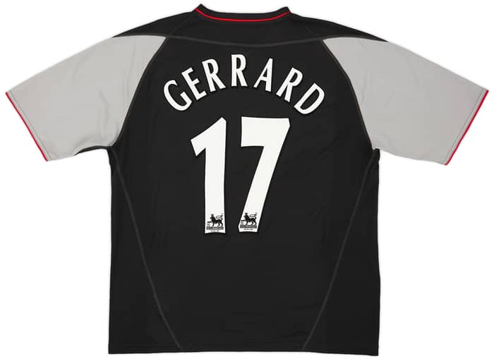 2002-04 Liverpool Away Shirt Gerrard #8 - 7/10 - (L)