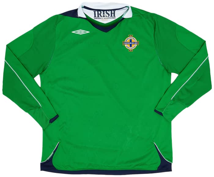 2006-08 Northern Ireland Home L/S Shirt - 5/10 - (XL)