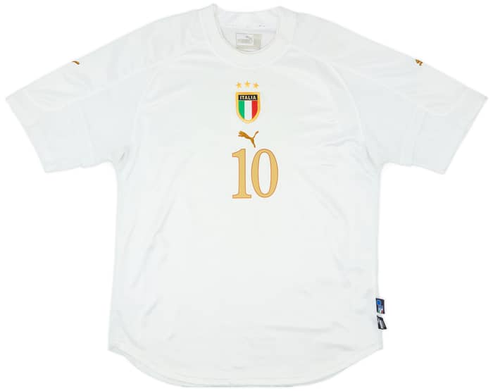 2004-06 Italy Away Shirt Totti #10 - 8/10 - (L)