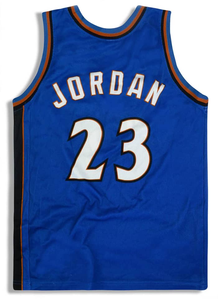 2001-03 Washington Wizards Jordan #23 Champion Jersey (Away) M