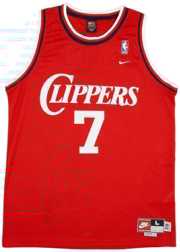 1983-84 San Diego Clippers Odom #7 Nike Rewind Swingman Jersey - 8/10 - (L)