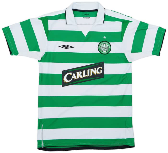 2004-05 Celtic Home Shirt Lennon #18 - 8/10 - (S)