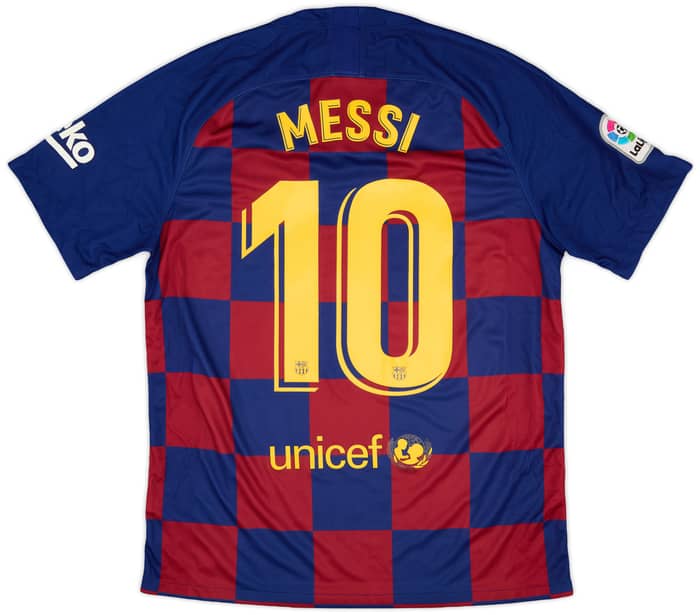 2019-20 Barcelona Home Shirt Messi #10 - 5/10 - (L)