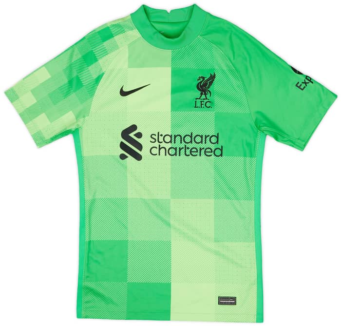 2021-22 Liverpool GK S/S Shirt - 9/10 - (XS)