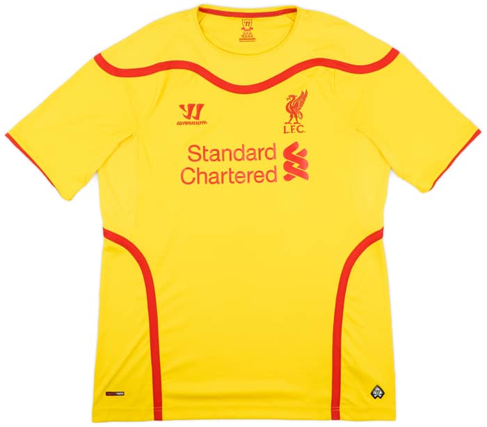 2014-15 Liverpool Away Shirt Gerrard #8 - 7/10 - (XL)