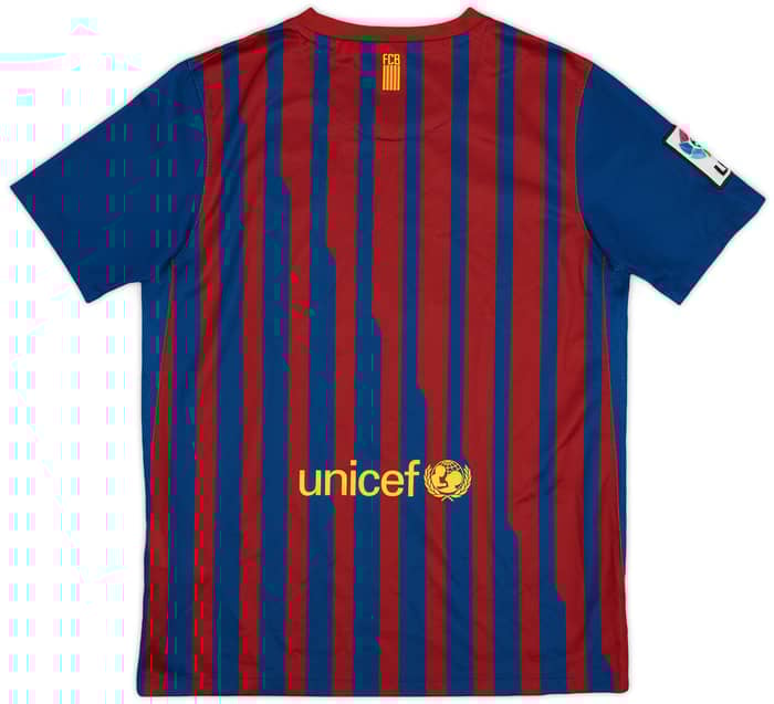 2011-12 Barcelona Home Shirt - 9/10 - (L.Boys)