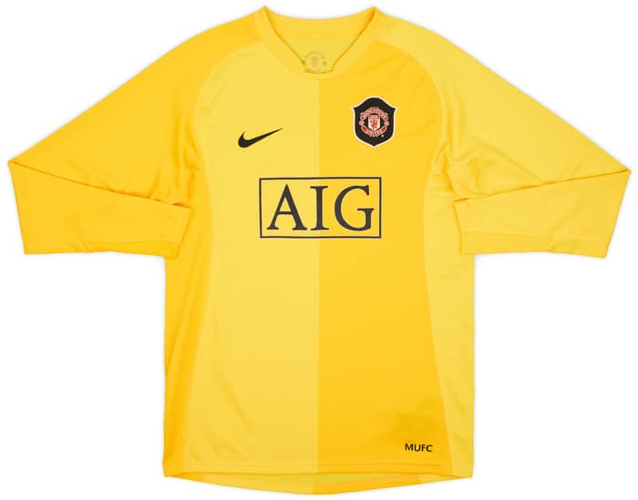 2006-07 Manchester United GK Shirt Van Der Sar #1 - 7/10 - (L.Boys)
