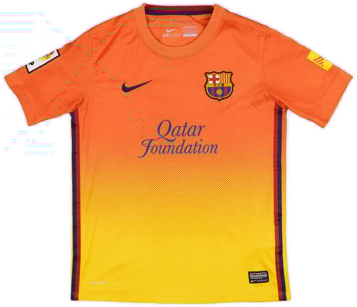 2012-13 Barcelona Away Shirt - 8/10 - (M.Boys)