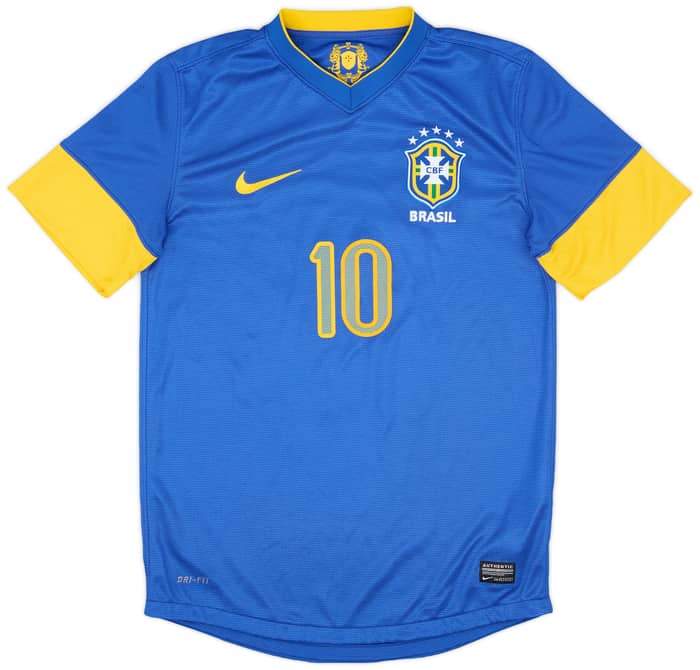 2012-13 Brazil Away Shirt #10 - 10/10 - (S)