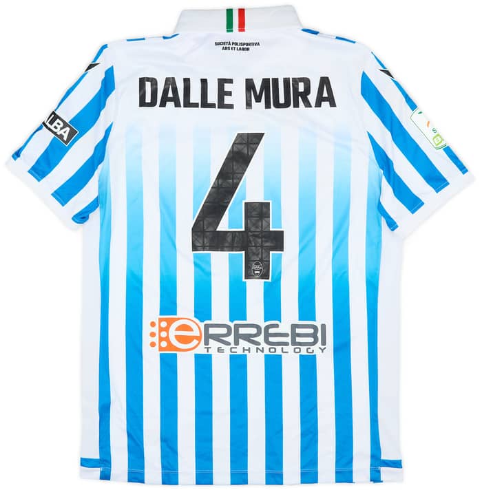 2022-23 SPAL Match Worn Home Shirt Dalle Mura #4