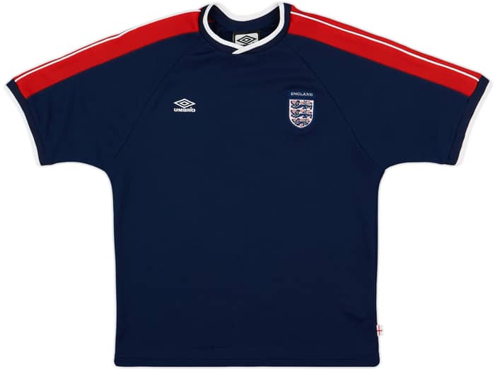 2000-01 England Umbro Training Shirt - 9/10 - (M)