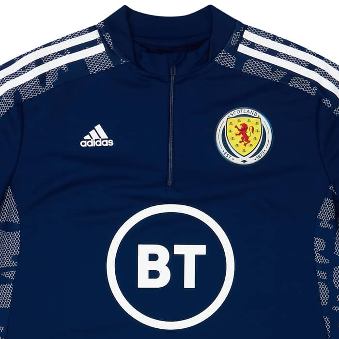 2021-22 Scotland Player Issue 1/4 Zip Training Top - As New - (Womens)
