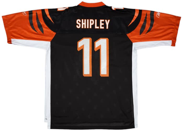 2010 Cincinnati Bengals Shipley #11 Reebok On Field Home Jersey - 9/10 - (XL)