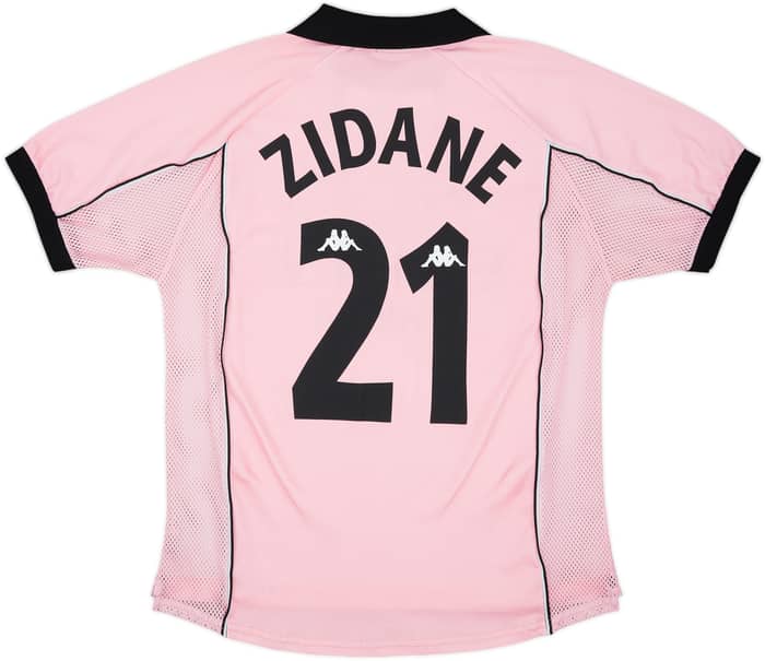 1997-98 Juventus Centenary Away Shirt Zidane #21 - 8/10 - (M)