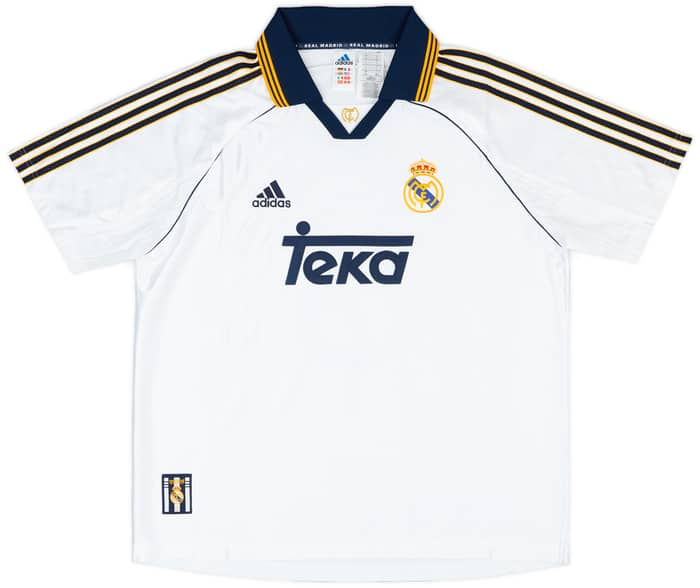 1999-00 Real Madrid adidas Reissue Home Shirt R.Carlos #3