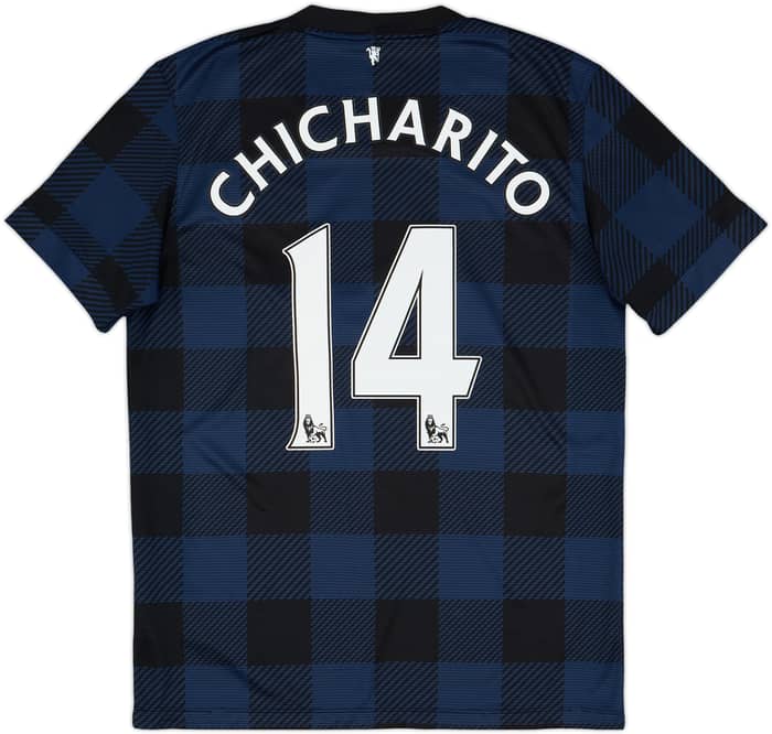 2013-14 Manchester United Away Shirt Chicharito #14 - 9/10 - (M)