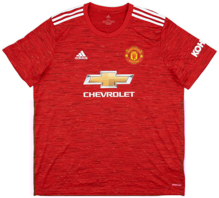 2020-21 Manchester United Home Shirt Shaw #23 - 9/10 - (XXL)