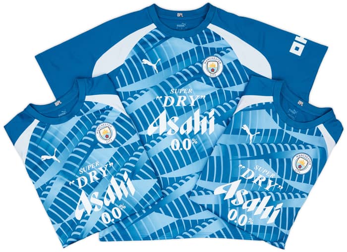 2023-24 Manchester City Player Issue Pre-Match Shirt # - 9/10