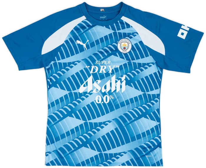 2023-24 Manchester City Player Issue Pre-Match Shirt # - 9/10