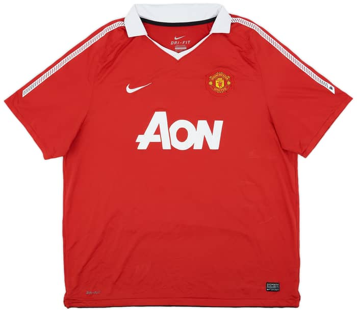 2010-11 Manchester United Home Shirt Rooney #10 - 6/10 - (XXL)