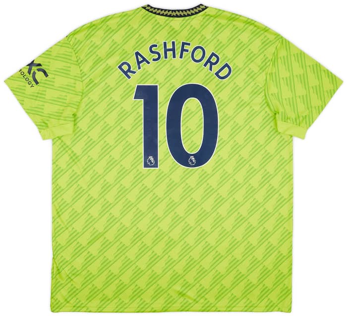 2022-23 Manchester United Third Shirt Rashford #10 (XXL)