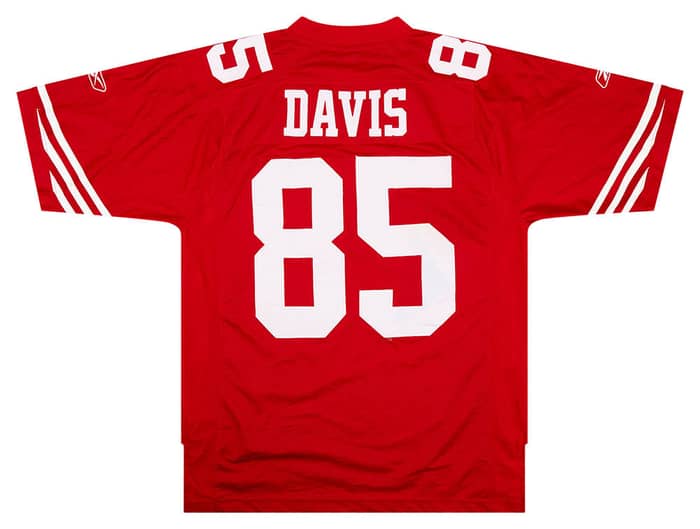 2009-11 San Francisco 49ers Davis #85 Reebok Premier Jersey (Home) M