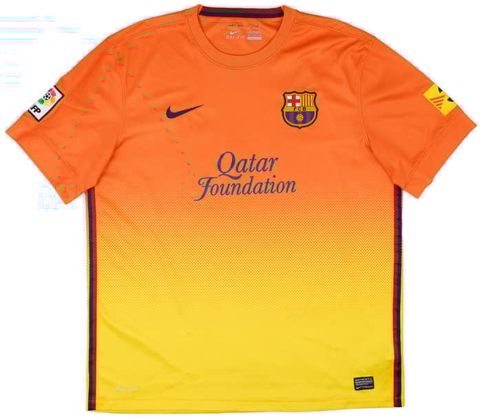 2012-13 Barcelona Away Shirt Messi #10 - 7/10 - (XL)