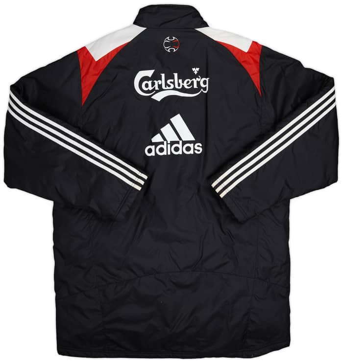 2007-08 Liverpool adidas Padded Bench Coat - 8/10 - (XL)