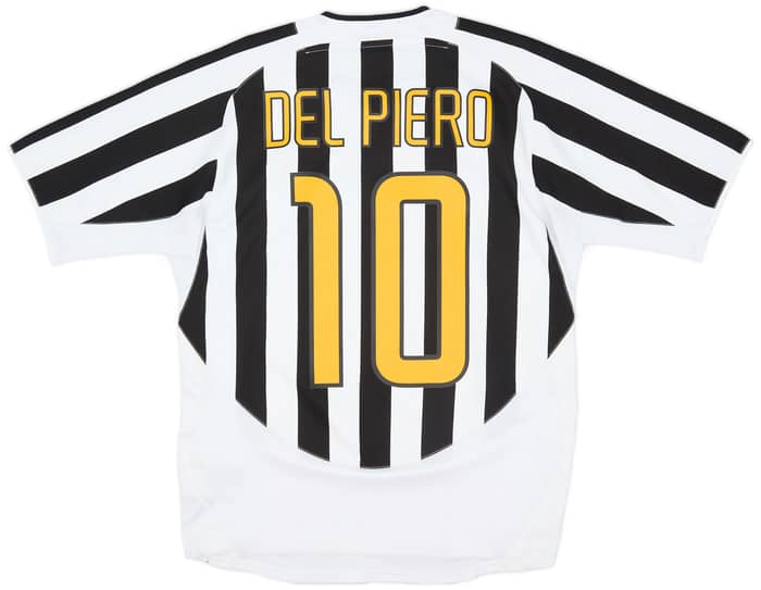 2003-04 Juventus Home Shirt Del Piero #10 - 6/10 - (M)