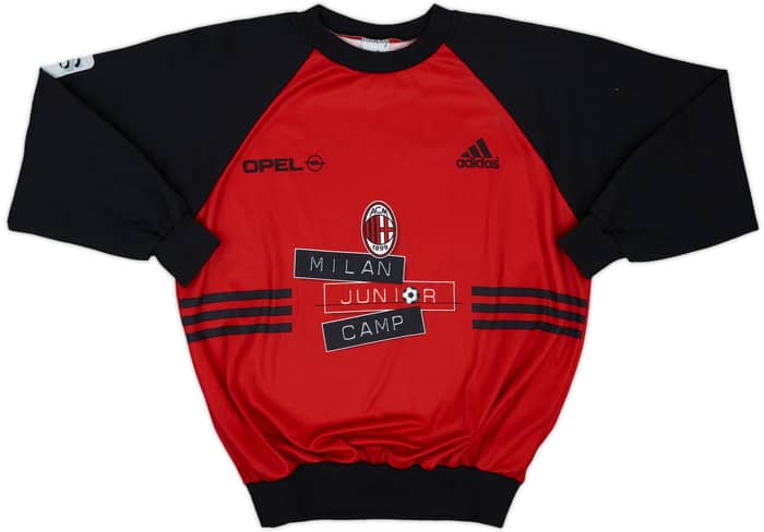 2002-03 AC Milan 'Junior Camp' adidas Sweat Top - 8/10 - (S.Boys)