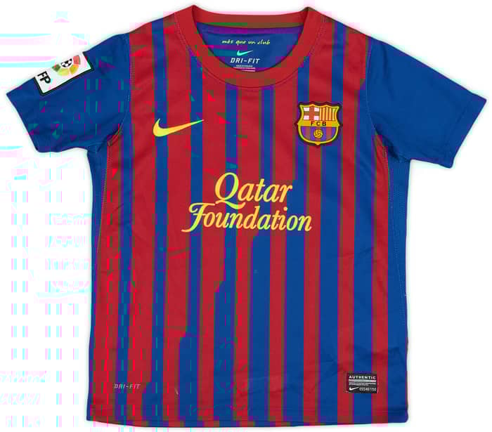 2011-12 Barcelona Home Shirt - 7/10 - (XS.Boys)