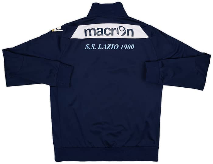 2014-15 Lazio Macron 1/4 Zip Drill Top - 8/10 - (L)