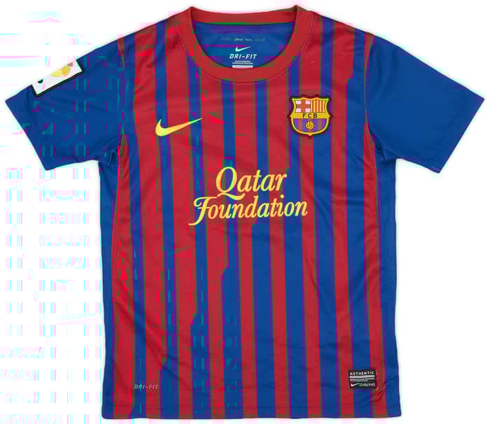 2011-12 Barcelona Home Shirt - 8/10 - (S.Boys)