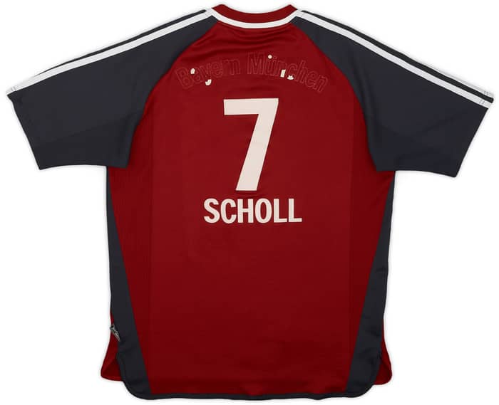 2002-03 Bayern Munich Home Shirt Scholl #7 - 3/10 - (S)