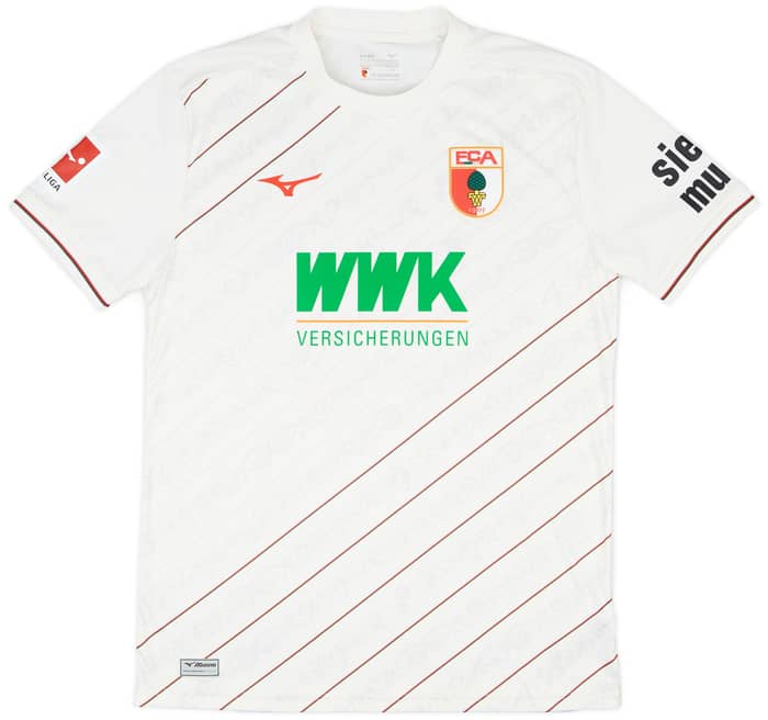 2024-25 Augsburg Match Issue Home Shirt Schlotterbeck #31