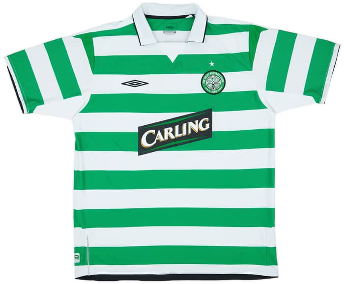 2004-05 Celtic Home Shirt Lambert #14 - 8/10 - (XL)