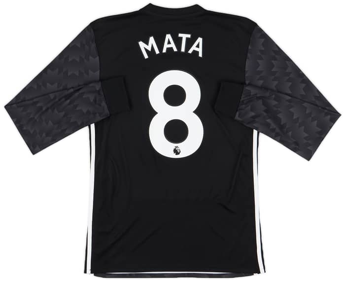 2017-18 Manchester United Away L/S Shirt Mata #8 - 10/10 - (S)