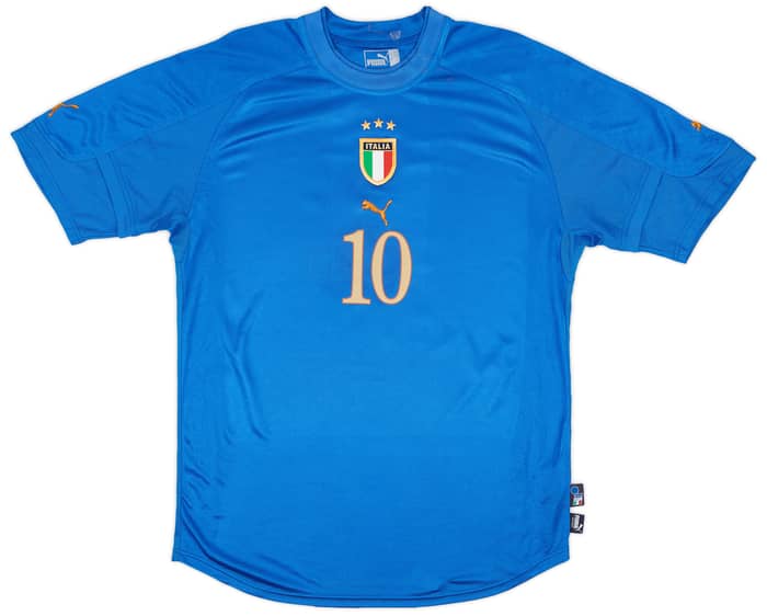 2004-06 Italy Home Shirt Baggio #10 - 6/10 - (XL)