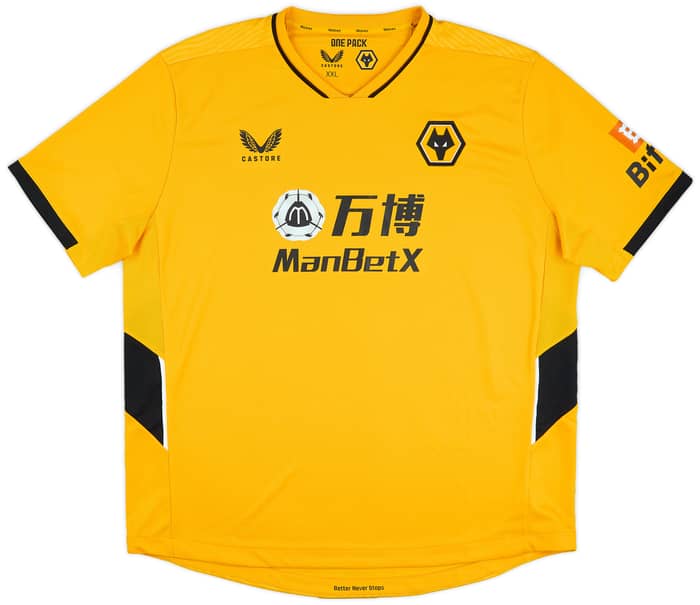 2021-22 Wolves Home Shirt Neves #8 - 10/10 - (XXL)