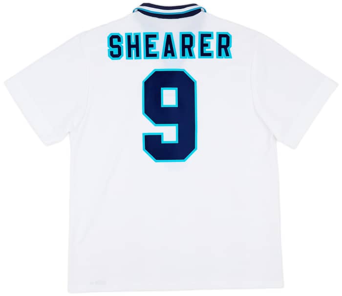 1995-97 England Home Shirt Shearer #9 - 7/10 - (XL)