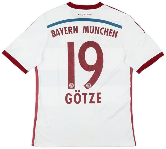 2014-15 Bayern Munich Away Shirt Gotze #19 - 6/10 - (XL.Boys)