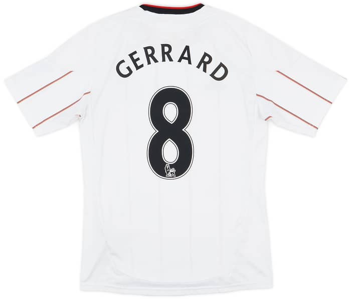 2010-11 Liverpool Away Shirt Gerrard #8 - 5/10 - (S)