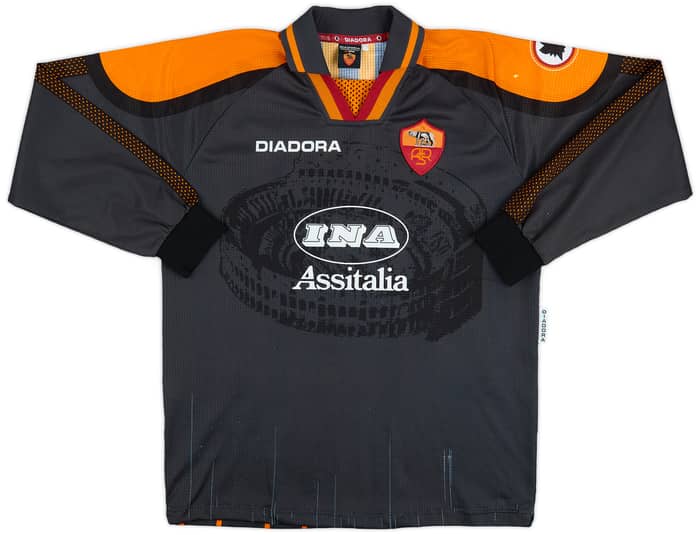 1997-98 Roma Third L/S Shirt Totti #10 - 6/10 - (M)