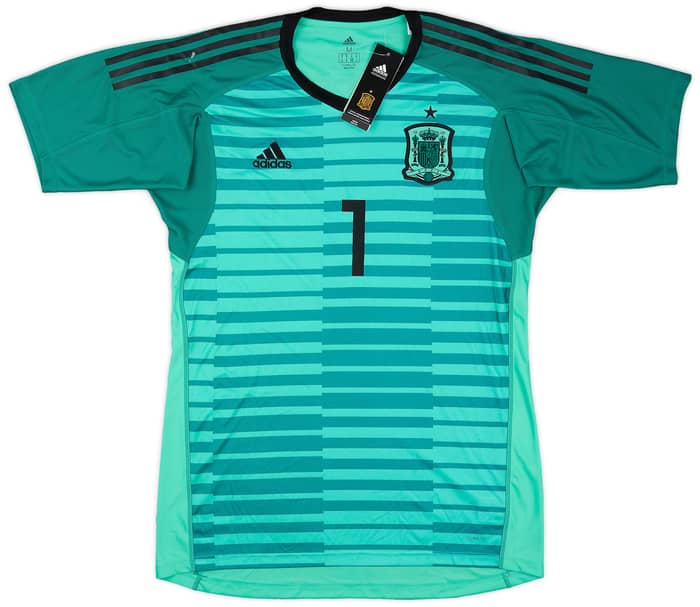 2018-19 Spain GK Shirt De Gea #1 (M)